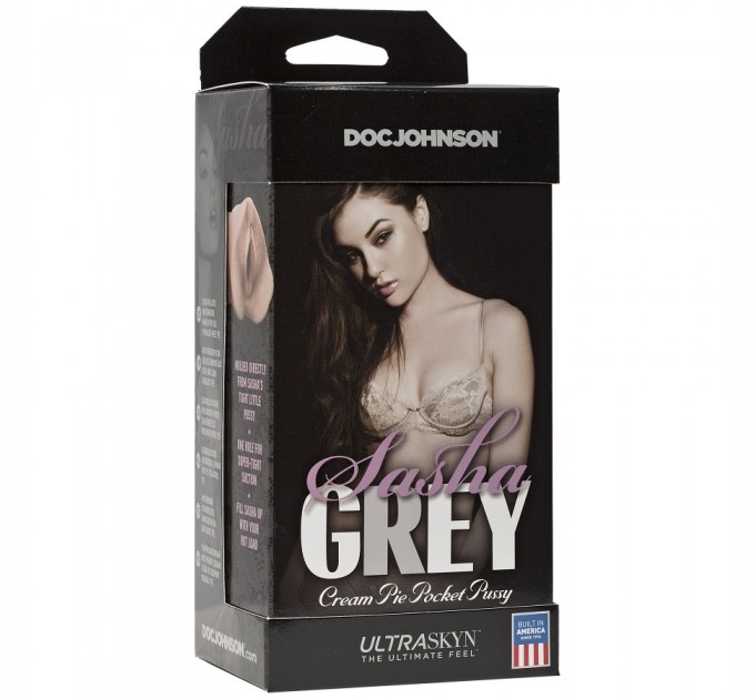 Мастурбатор вагина Doc Johnson Sasha Grey - Ultraskyn Cream Pie Pocket