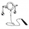 Кольцо утяжелитель для мошонки с поводком Cock Ring With Weight Ball and Leash Bdsm4u