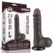 Фаллоимитаор на присоске Sliding Skin Dual Layer Dong Black 7.5 Lovetoy