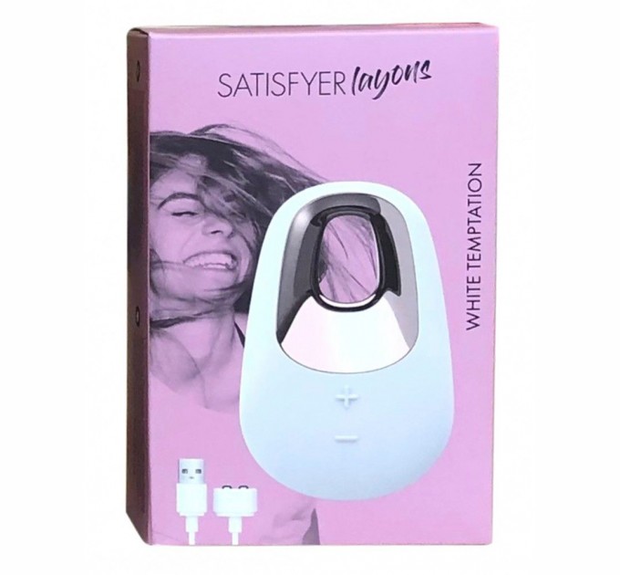 Мощный вибратор Satisfyer Lay-On - White Temptation 15 режимов работы