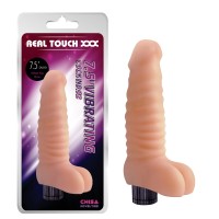 Мультискоростной вибратор рефленый 7.5 Vibrating Cock No.02 Chisa