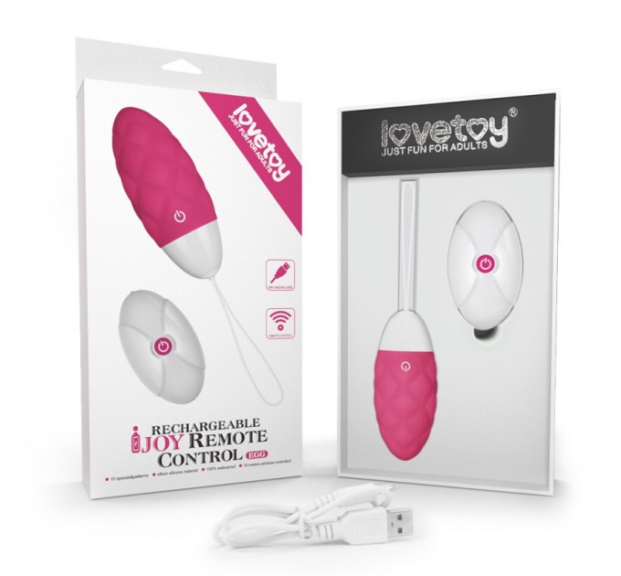 Перезаряжаемый вибростимулятор Lovetoy IJOY Wireless Remote Control Rechargeable Egg