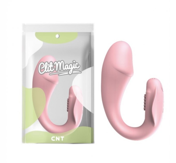 Вибростимулятор для женщин Dolphin Strap-on Pink Cnt