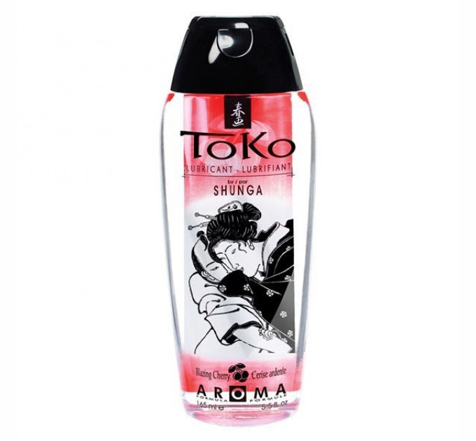 Съедобный лубрикант Shunga Toko AROMA - Blazing Сherry 165 мл