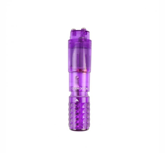 Фиолетовый вибростимулятор пластиковый Chisa The Ultimate Mini Massager