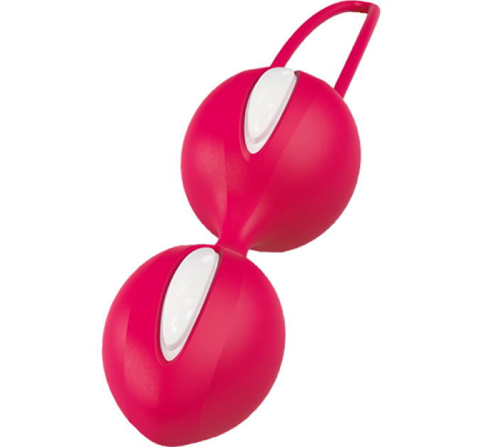 Вагинальные шарики Fun Factory Smartballs Duo White-India Red (34135)