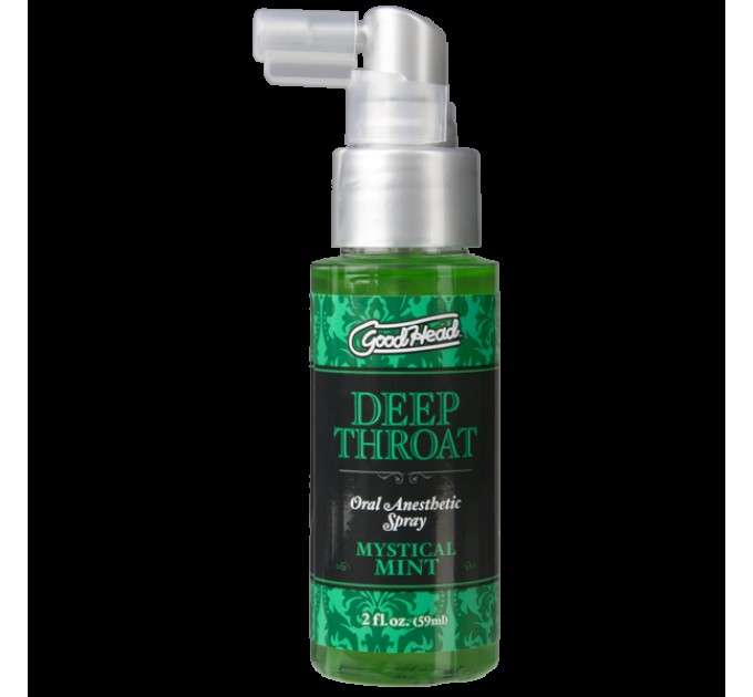 Спрей для минета Doc Johnson GoodHead DeepThroat Spray – Mystical Mint 59 мл для глубокого минета