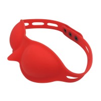 Силиконовая красная бондажная маска Molding Eyepatch Bdsm4u