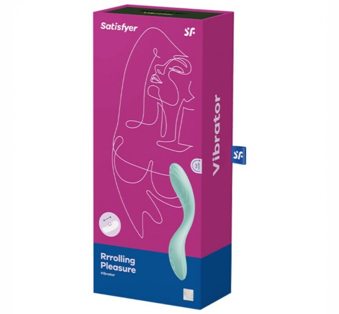 Вибратор с жемчужной стимуляцией точки G Satisfyer Rrrolling Pleasure Mint