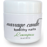 Массажная свеча для рук и ногтей Healthy-Nails Lemongrass (50 мл)