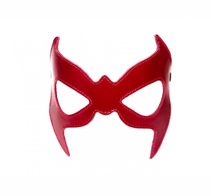 Кожаная маска Scappa Красная М-12-1