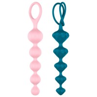 Набор анальных бус Satisfyer Beads Colored, силикон