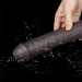 Двухслойный вибратор на присоске Lovetoy Dual Layered Platinum Silicone Rotator Black 10.0