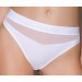 Трусики с прозрачной вставкой Passion PS006 PANTIES Белый XL