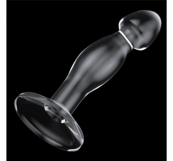 Безупречный прозрачный анальный стимулятор на присоске Lovetoy Flawless Clear Prostate Plug