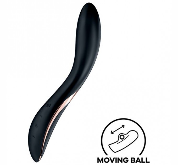 Вибратор с жемчужной стимуляцией точки G Satisfyer Rrrolling Explosion Black