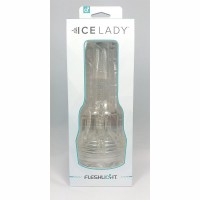 Мастурбатор вагина Fleshlight Ice Lady Crystal полупрозрачный материал и корпус
