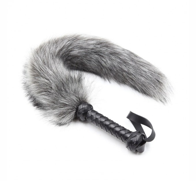 Меховой хвост лисицы с рукояткой Bdsm4u Fox Tail Whips