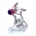 Эрекционное вибро кольцо BOYS of TOYS Tongue Vibro Cock Ring 9,5 см Clear BS6700051