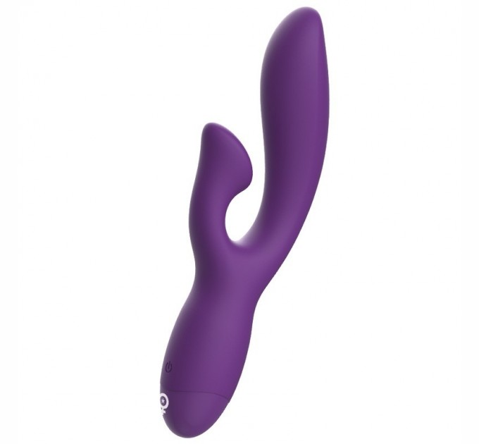 Двойной вибратор фиолетовый Rewolution Rewofun Flexible Rabbit Vibrator