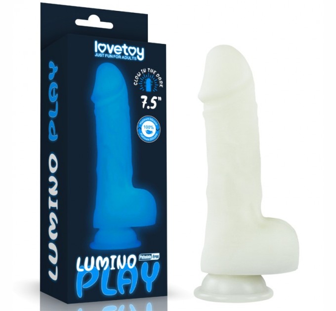 Фаллоимитатор светящийся Lumino Play Silicone Dildo 7.5 Lovetoy