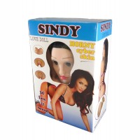 Надувная кукла BOYS of TOYS SINDY 3D с вставкой из киберкожи и вибростимуляцией BS2600020