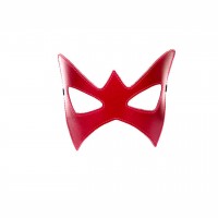Кожаная маска Scappa Красная М-14-1