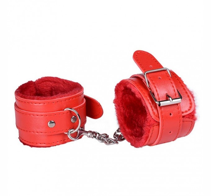 БДСМ-наручники We Love красные