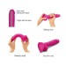 Реалистичный фаллоимитатор Strap-On-Me Sliding Skin Realistic Dildo Fuchsia - L