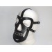 Кожаная маска Череп с полоской Scappa Черная М-55