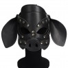 Бдсм маска голова свеньи Leather Pig Mask Black Bdsm4u