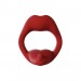 Эрекционное кольцо с вибрацией Licking Tongue Power Ring Red Cnt