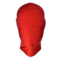 Фетиш маска красная закрытая Bdsm4u Hood Showing Hood Seal