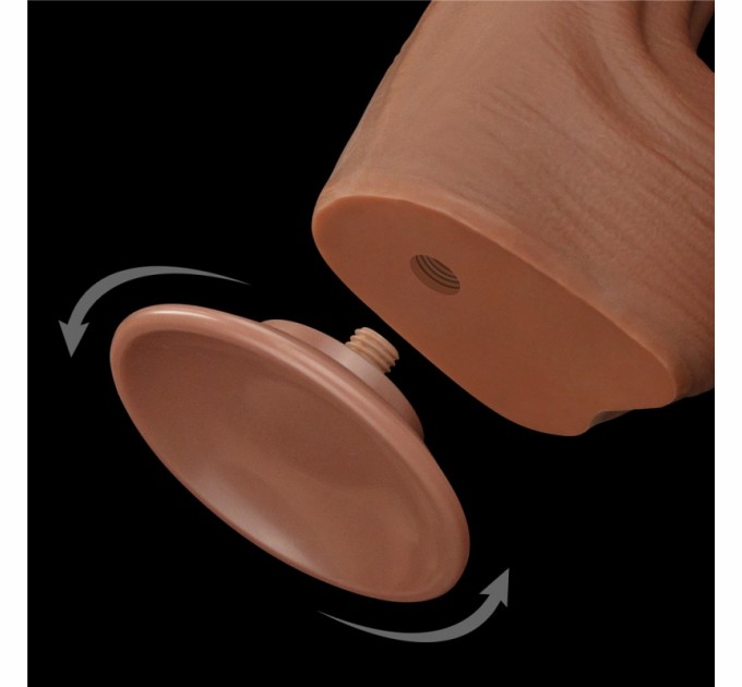 Фаллоимитатор King Sized Sliding Skin Dual Layer Dong Brown 11.5 Lovetoy