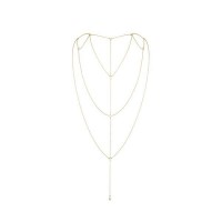 Цепочка для спины Bijoux Indiscrets Magnifique Back and Cleavage Chain - Gold украшение для тела