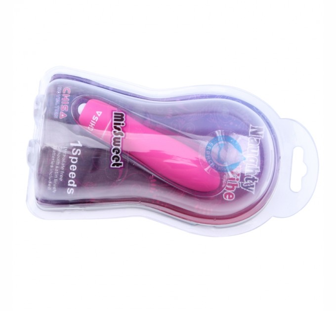 Вибростимулятор розовый пластиковый Classic Vibrator Chisa