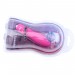 Вибростимулятор розовый пластиковый Classic Vibrator Chisa