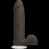 Фаллоимитатор Doc Johnson The Realistic Cock 8 inch Black - Ultraskyn Vack-U-Lock диаметр 5.1см