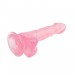 Розовый дилдо с мошонкой на присоске 7.7 Inch Dildo Chisa