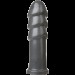 Фаллоимитатор для фистинга Doc Johnson American Bombshell B-10 Warhead Gun Metal, диаметр 6,9см