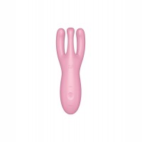 Клиторальный смарт вибратор Satisfyer Threesome 4 Pink с тремя пальчиками