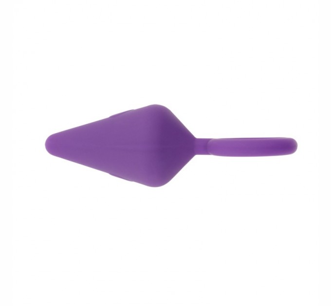 Анальная пробка с кольцом Chisa Candy Plug Small 7 см Фиолетовый