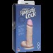 Фаллоимитатор Doc Johnson The Realistic Cock 8 inch White - ULTRASKYN, Vack-U-Lock, диаметр 5,1см