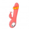 Вибратор-кролик Pretty Love с подогревом и ротацией оранжевый USB