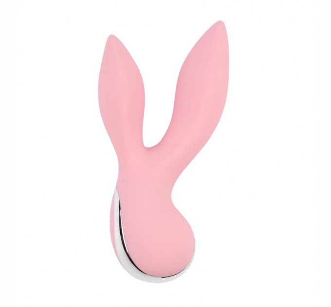 Двойной вибратор для мастурбации Chisa Розовый Light Pink Oh My Rabbit