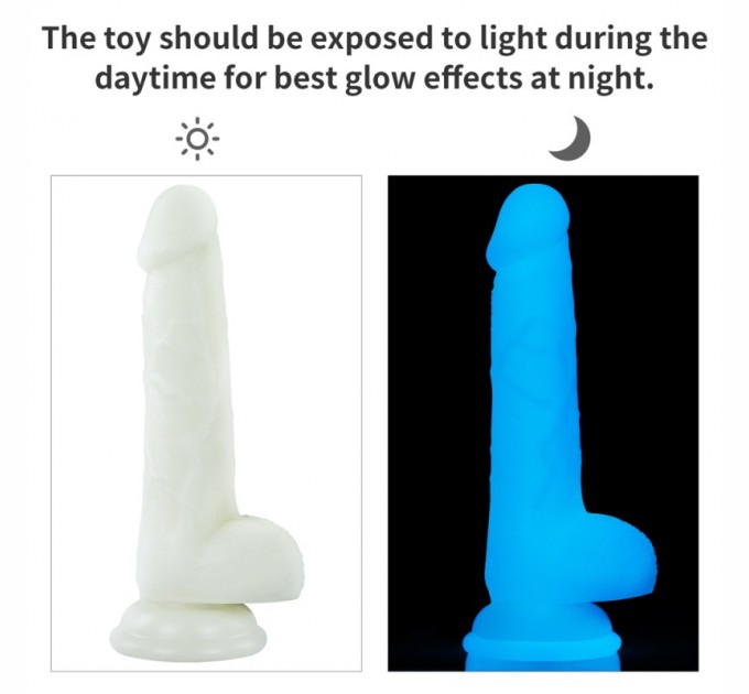 Фаллоимитатор светящийся Lumino Play Silicone Dildo 7.0 Lovetoy