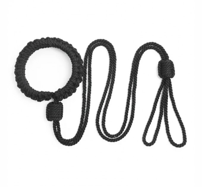 Бондажный комплект из веревки с ошейником Bdsm4u Rope Restraint Series