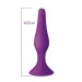 Анальная пробка на присоске MAI Attraction Toys №34 Purple длина 12,5см диаметр 3,2см