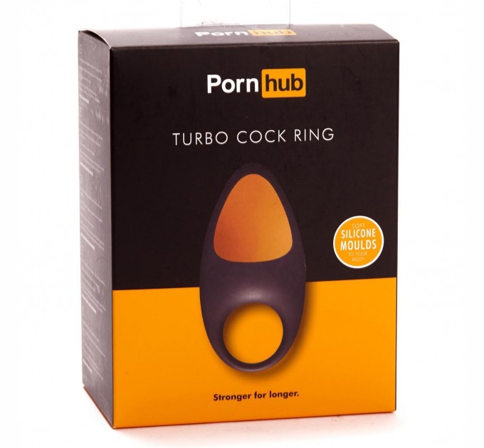 Эрекционное виброкольцо Pornhub Turbo Cock Ring Черный