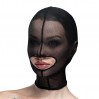 Маска сетка с открытым ртом Feral Feelings Hood Mask Black